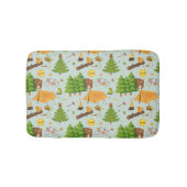 Camping Pattern Badmat (Voorkant)