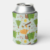 Camping Pattern Blikjeskoeler (Blikje Achterkant)