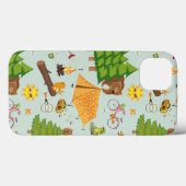 Camping Pattern Case-Mate iPhone Case (Achterkant (horizontaal))