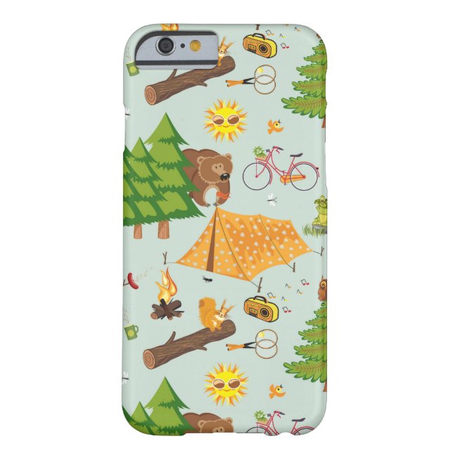 Camping Pattern Case-Mate iPhone Case (Achterkant)