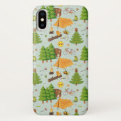 Camping Pattern Case-Mate iPhone Case (Achterkant)