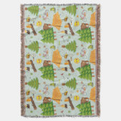 Camping Pattern Deken (Voorkant Verticaal)