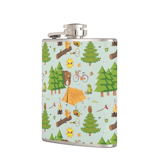 Camping Pattern Heupfles (Links)