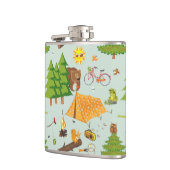 Camping Pattern Heupfles (Links)