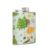 Camping Pattern Heupfles (Rechts)