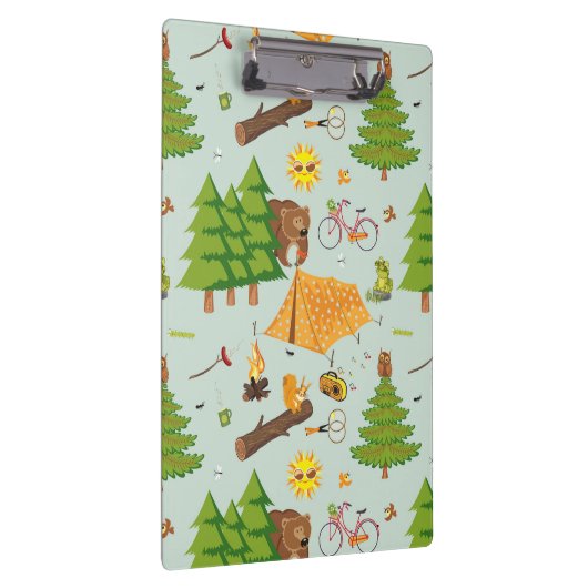 Camping Pattern Klembord (Rechts)