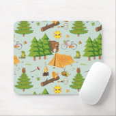 Camping Pattern Muismat (Met muis)