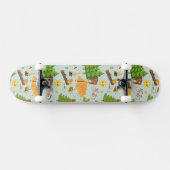Camping Pattern Persoonlijk Skateboard (Horizontaal)