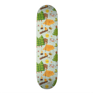 Camping Pattern Persoonlijk Skateboard