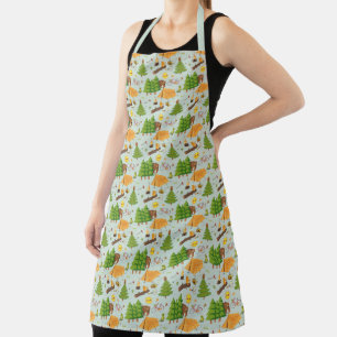 Camping Pattern Schort