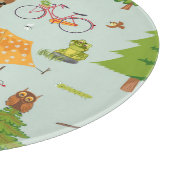 Camping Pattern Snijplank (Hoek)