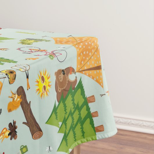 Camping Pattern Tafelkleed (Voorbeeld)