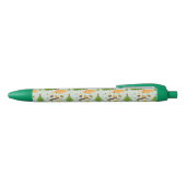 Camping Pattern Zwarte Inkt Pen (Bovenkant)