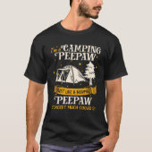 Camping Peepaw veel koeler voor Peepaw T-shirt (Voorkant)