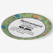 Camping Pensioendefinitie Papieren Bordje (Gekanteld)