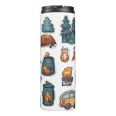 Camping Personaliseer Naam Thermosbeker (Achterkant)