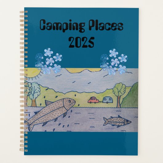 Camping Places 2025 Planner (Voorkant)