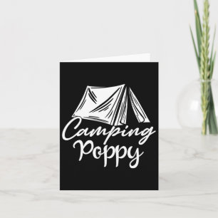 Camping Poppy Camper Familie Matching Camp Trip Kaart