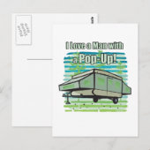 Camping PopUp Briefkaart (Voorkant / Achterkant)