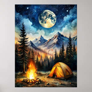 Camping Poster