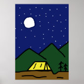 Camping Poster (Voorkant)
