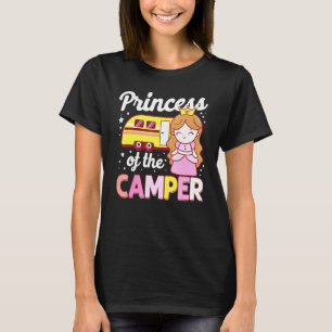 Camping Princess Camper Motorhome Family Campervan T-shirt