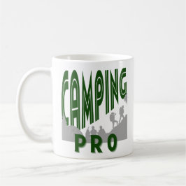 Camping pro print voor hem - professionele camper koffiemok