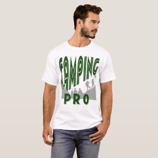 Camping pro - professionele camper mannelijk t-shirt