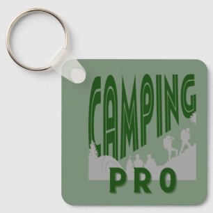 Camping pro voor de pro campers of wannabe profs sleutelhanger
