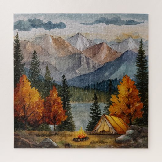 Camping Puzzle Legpuzzel (Verticaal)