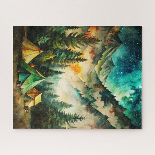 Camping Puzzle Legpuzzel (Horizontaal)