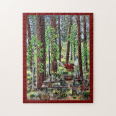 Camping Puzzle Red Legpuzzel (Verticaal)