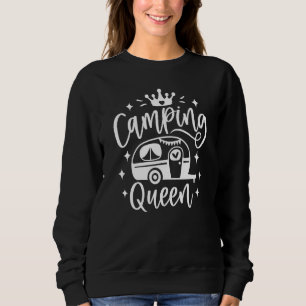 Camping Queen Camper Camp Funny Camping Women Gir Trui