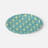 Camping Retro Party sterren gisteravond Papieren Bordje (Gekanteld)