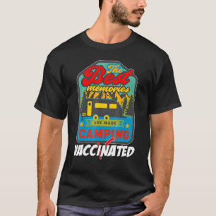 Camping Retro Travel Trailer Outdoor Caravan Pluss T-shirt