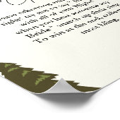 Camping ring spel zeg geen bruid poster (Hoek)