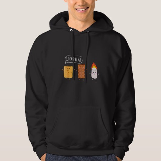 Camping Roasting Bonfire Adventure Hoodie (Voorkant)