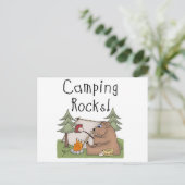 Camping Rocks Briefkaart (Staand voorkant)