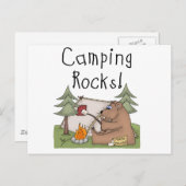 Camping Rocks Briefkaart (Voorkant / Achterkant)