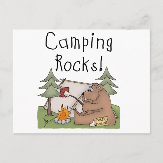 Camping Rocks Briefkaart (Voorkant)