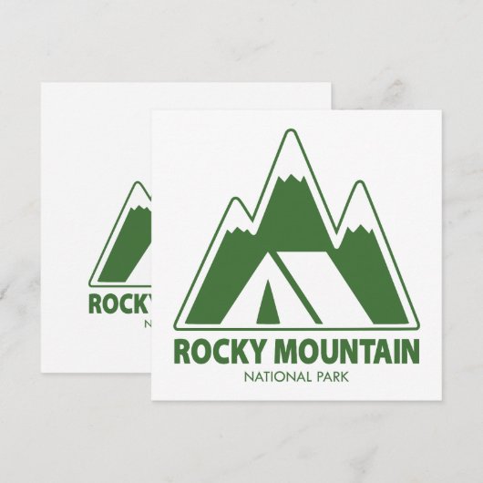 Camping Rocky Mountain (Voorkant / Achterkant)