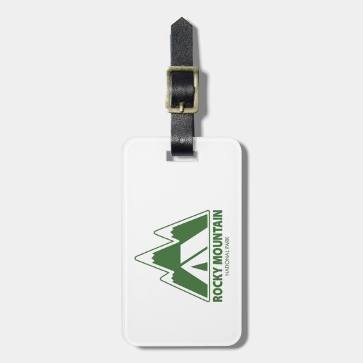 Camping Rocky Mountain Bagagelabel (Voorkant verticaal)