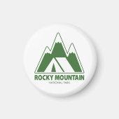 Camping Rocky Mountain Magneet (Voorkant)