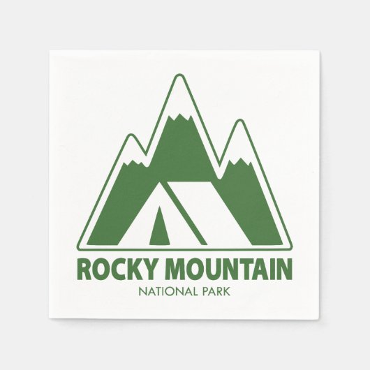 Camping Rocky Mountain Servet (Voorkant)