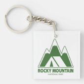 Camping Rocky Mountain Sleutelhanger (voorkant)