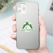 Camping Rocky Mountain Sticker (Telefoon)