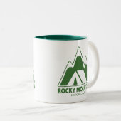 Camping Rocky Mountain Tweekleurige Koffiemok (Voorkant rechts)