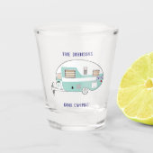 Camping RV Trailer Camper Shot Glas (Voorkant)