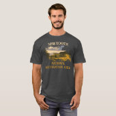 Camping Sawtooth National Recreation Area trip T-shirt (Voorkant volledig)