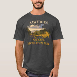 Camping Sawtooth National Recreation Area trip T-shirt
